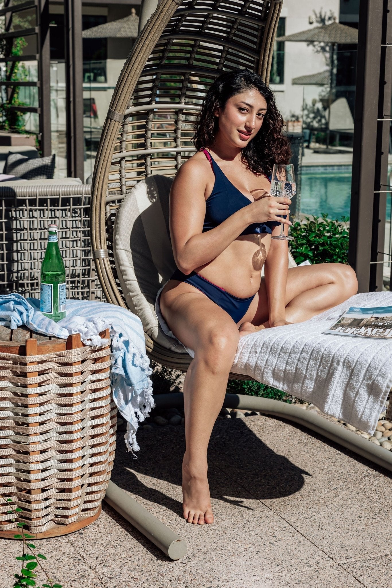 Palma Mid Rise Reversible Bikini Bottom - Jenna Bricher Swim